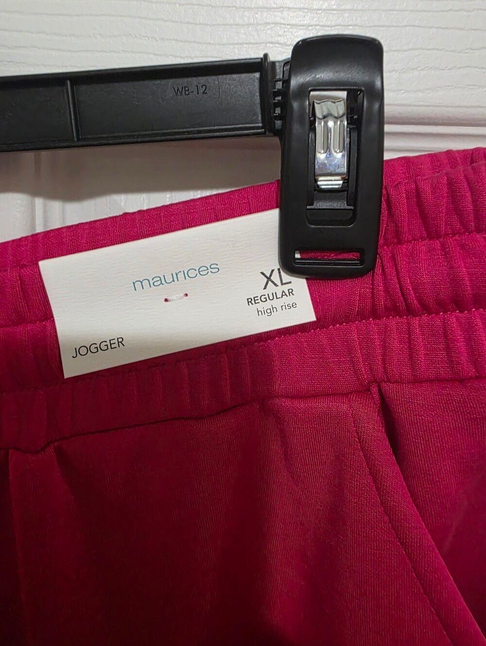 Maurices Fuscia Scuba Jogger Pants NWTS Size Xl - Picture 3 of 4